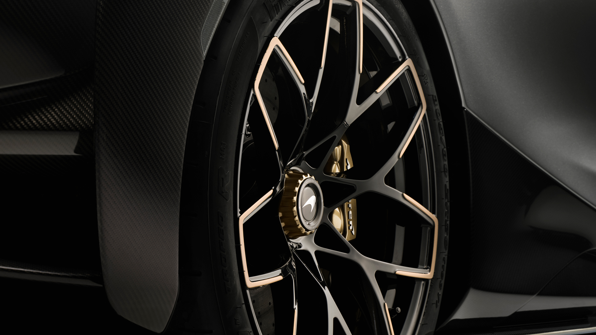McLaren 788HS twin-turbo V8 powertrain, manufacturer's technical photography